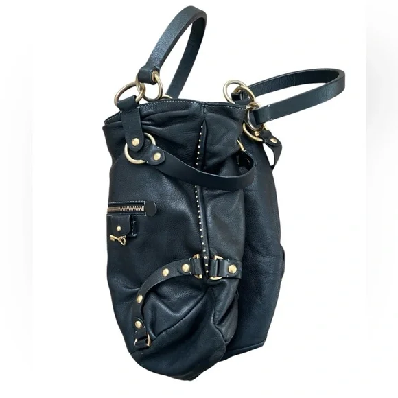 Juicy Couture Vintage Lambskin Shoulder Bag with Brass Accents - Picture 3 of 7